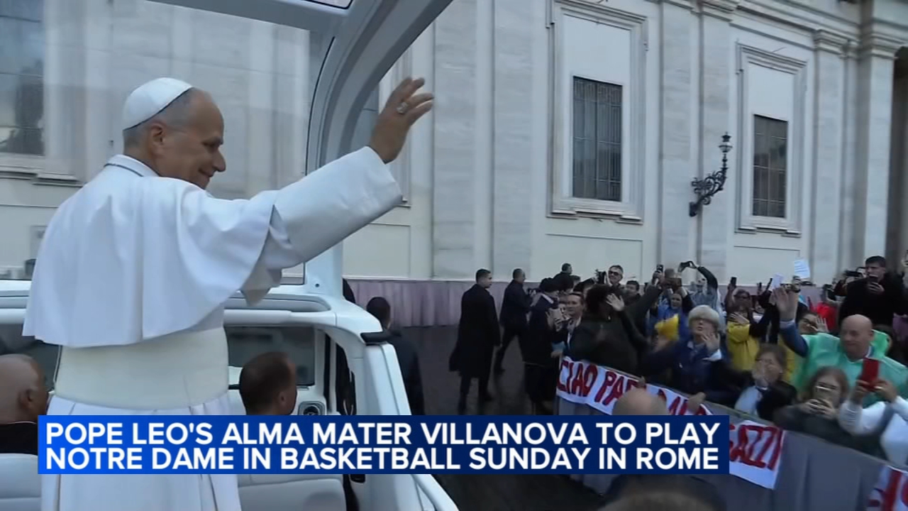 Pope Leo tells Villanova and Notre Dame basketball teams he is neutral. Prevost has other ideas
       — Glen Ellyn Sports news