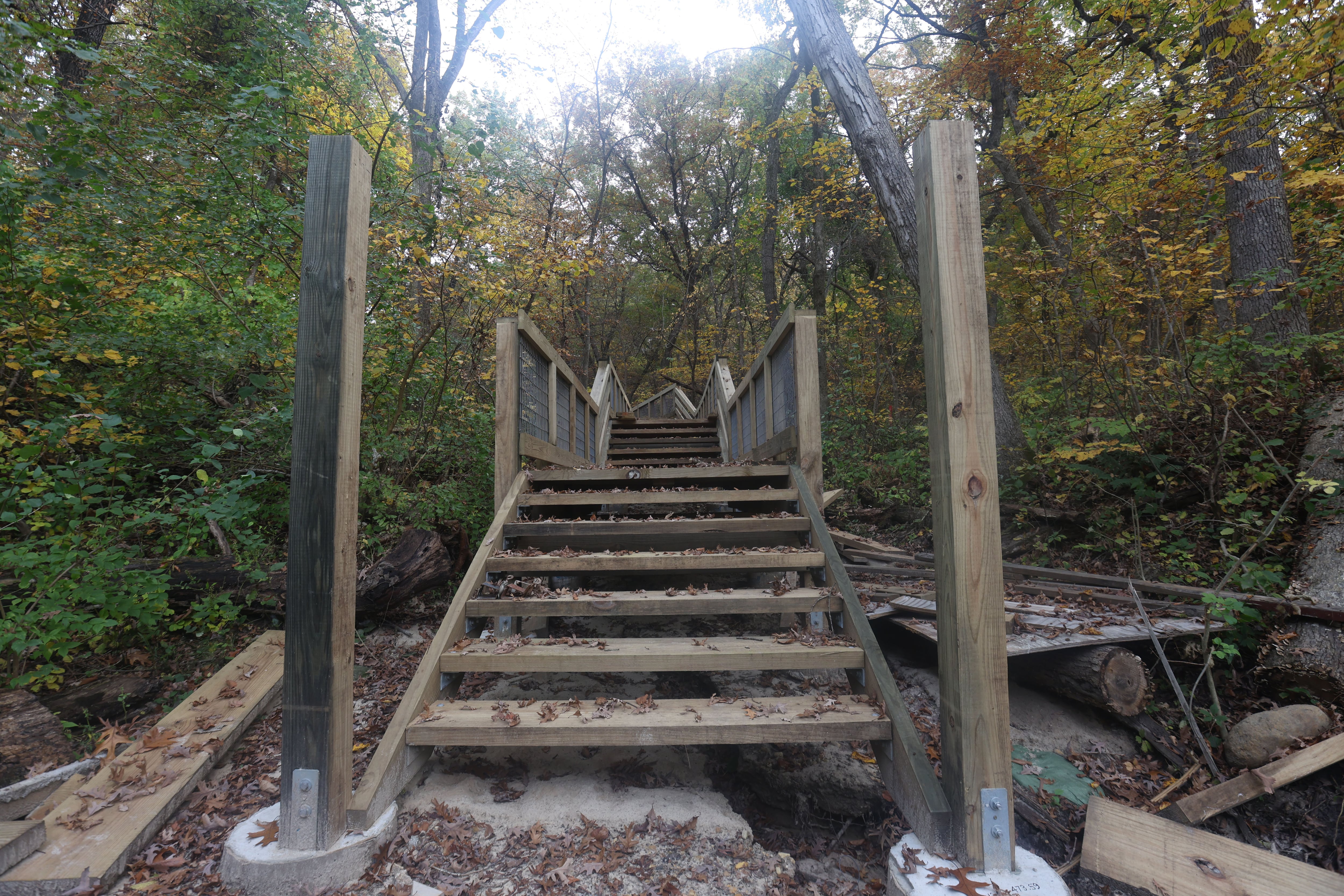 Starved Rock trail improvements about half finished — Glen Ellyn Schools news